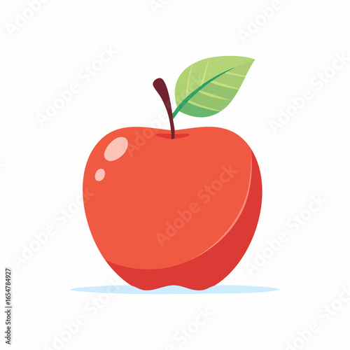 Red Apple Illustration