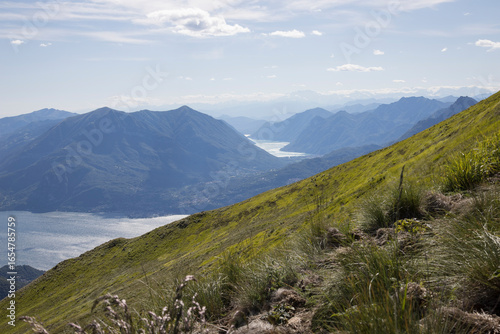 Panoramic view.
Panoramic view of Como Lake seen from a location named: “Alpe Giumello”.
