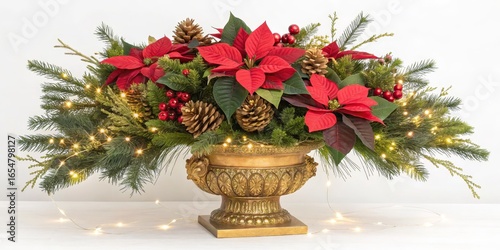 Elegant Christmas Poinsetti...