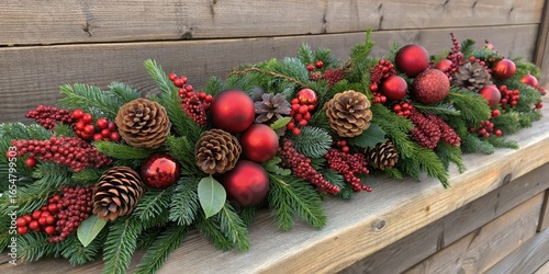Festive Holiday Garland wit...