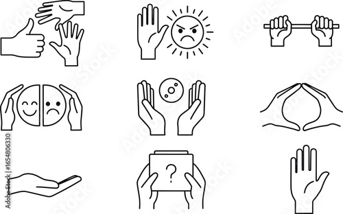 Conceptual hand gestures expressing emotion, support, and uncertainty in design