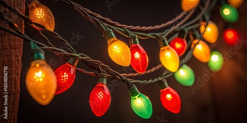 String of Holiday Lights,Bu...