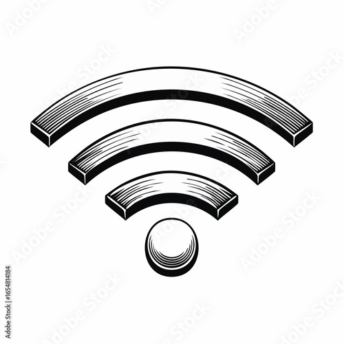 Vector wireless router image vector. Wi-Fi symbol Stock Vector Image and Art