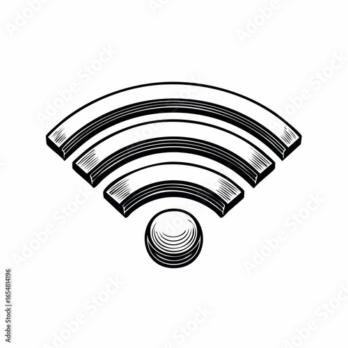 Vector wireless router image vector. Wi-Fi symbol Stock Vector Image and Art