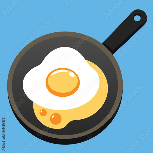 fried egg in frying pan   (1).eps