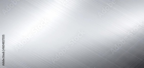 Abstract white panorama with silver gradient, dark gray metallic texture, diagonal lines, modern tech background,  wall,  floor