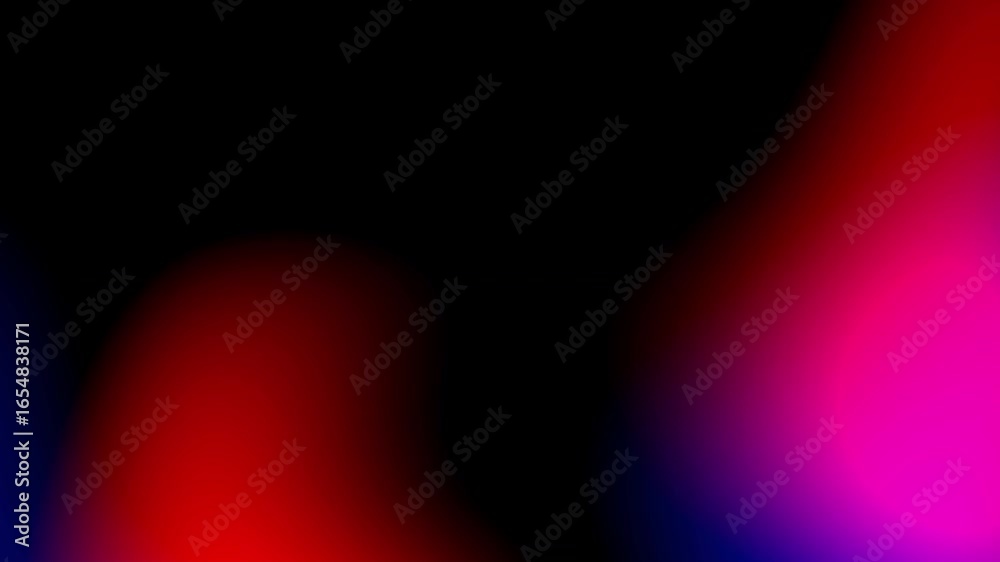 Multicolor red and blue Light leaks effect on black background overlays. 4K Video