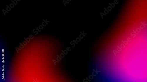 Multicolor red and blue Light leaks effect on black background overlays. 4K Video
