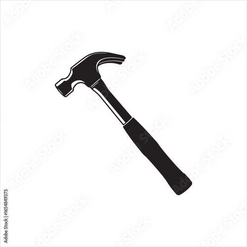 Wallpaper Mural Hammer Silhouette Vector Icon – Construction and Tool Design Torontodigital.ca