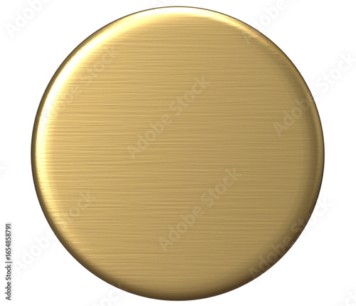 Gold Shine Circle Badge
