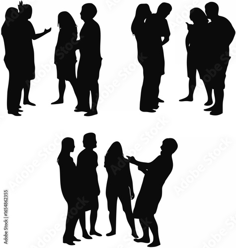 People mingling at a casual p...