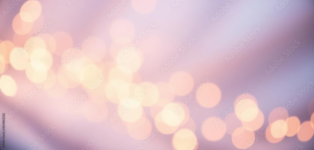 Naklejka premium Soft, silken texture, blurred lights create dreamy bokeh, soft focus, romantic