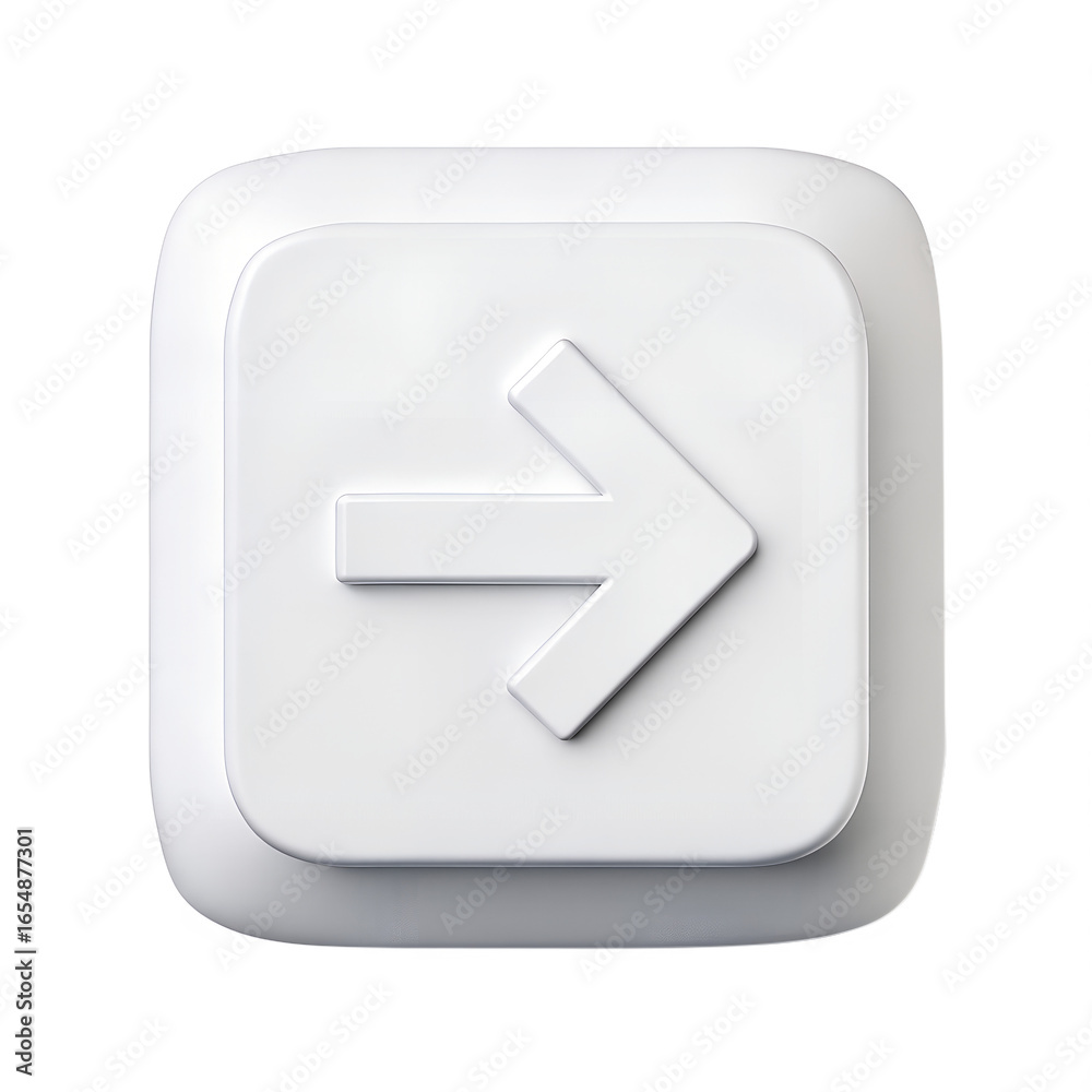 A white button with an arrow pointing to the right A white button with an arrow pointing to the right