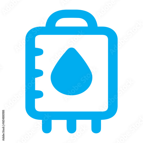 Blood Donation Bag Icon