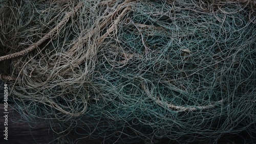 tangled threads as a background