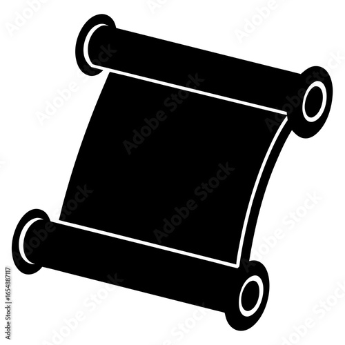 old scroll vector illustration