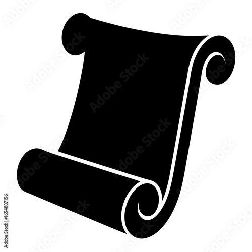 old scroll vector