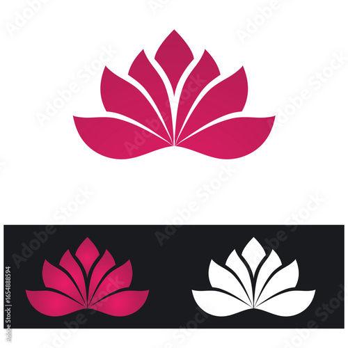 Beauty Vector lotus icon