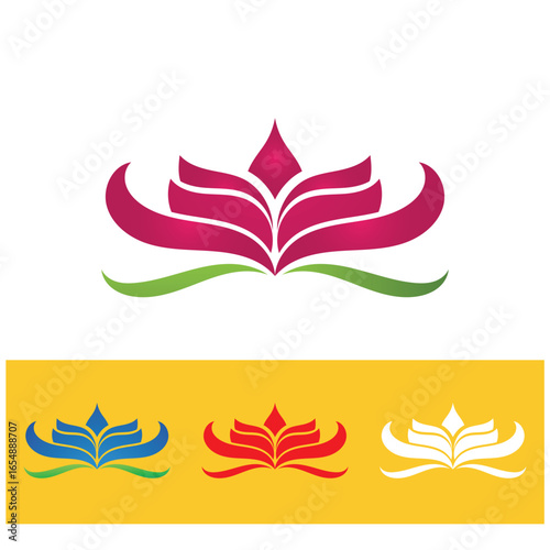 Beauty Vector lotus icon