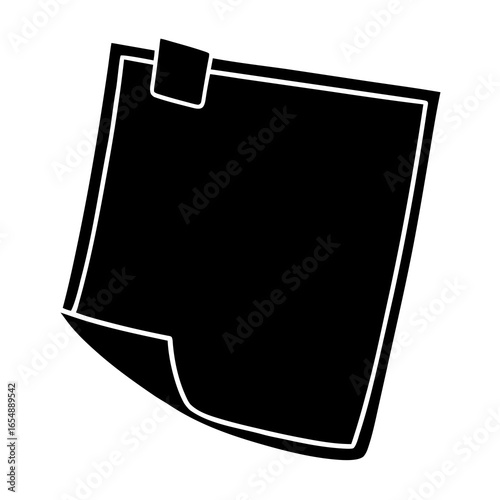 black and white paper