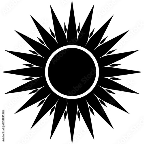 sun vector icon