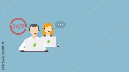 24/7 customer support with headsets and laptops service