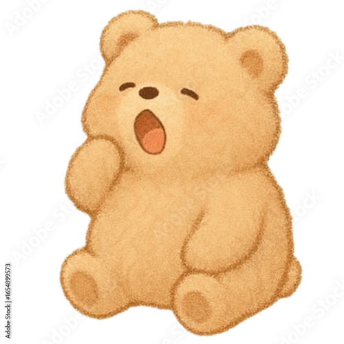 Bild auf Leinwand brown teddy bear