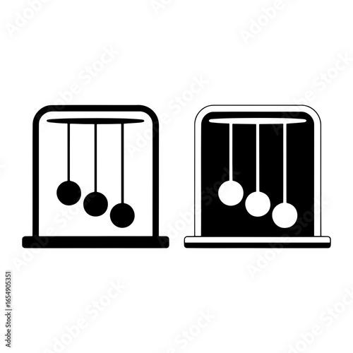 Newton's Cradle Pendulum Balls Swinging newtons cradle physics