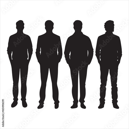 business people silhouettes