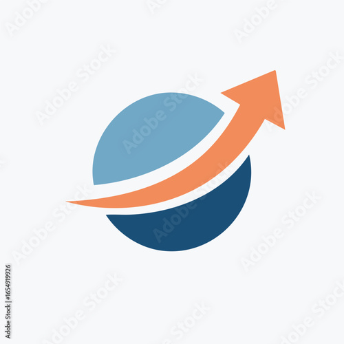 Rising Arrow Around Globe Growth and Global Expansion Vector Symbol Free Download Rising Arrow Around Globe Growth and Global Expansion Vector Symbol - GFXLoad