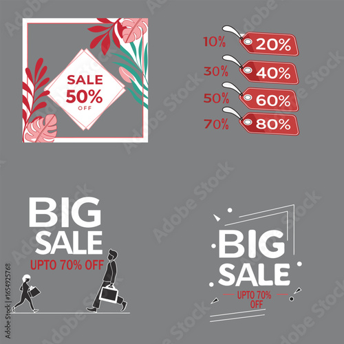 big sale forty sixty fifty eighty percent off