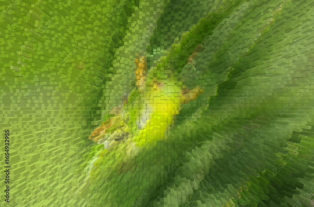 Fototapeta premium Beautiful abstract with green color