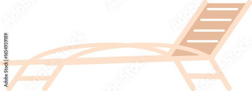 Plastic chaise lounge beach furniture