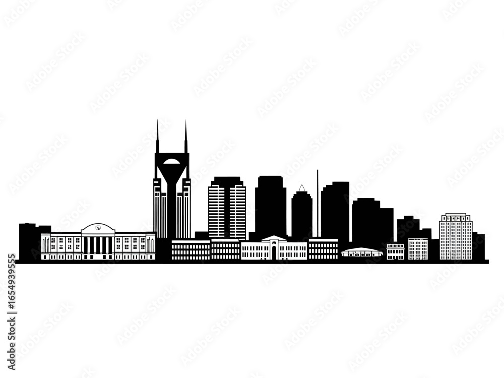 Obraz premium Abstract geometric shape silhouette illustration