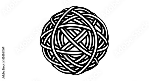 Ball of rubber bands 