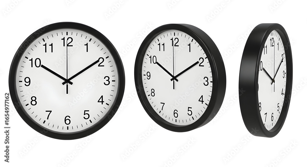 Modern minimalist black and white wall clock design perfect for home office or business setting adds a touch of elegance and functionality to any space Modern minimalist black and white wall clock design perfect for home office or business setting adds a touch of elegance and functionality to any space