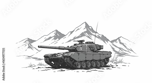 vector illustration of a ship