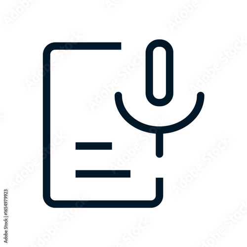 Audiobook icon, Vector logo sign, Illustration, shape, design, UX UI icon, editable eps