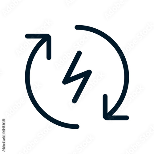 Energy insecurity icon, Vector logo sign, Illustration, shape, design, UX UI icon, editable eps
