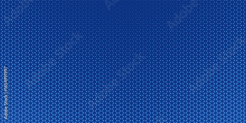 Triangles Halftone Pattern Vector Abstract Geometric Technology Background. Triangular Half Tone Texture. modern. eps10