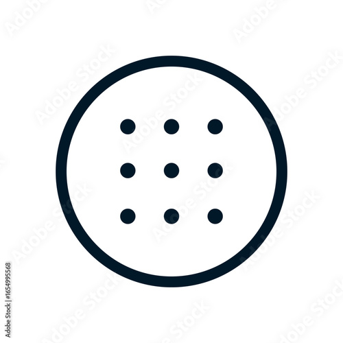 Options icon, Vector logo sign, Illustration, shape, design, UX UI icon, editable eps