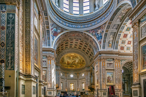 Tableau sur toile Basilica of Sant'Andrea, Mantua, Italy