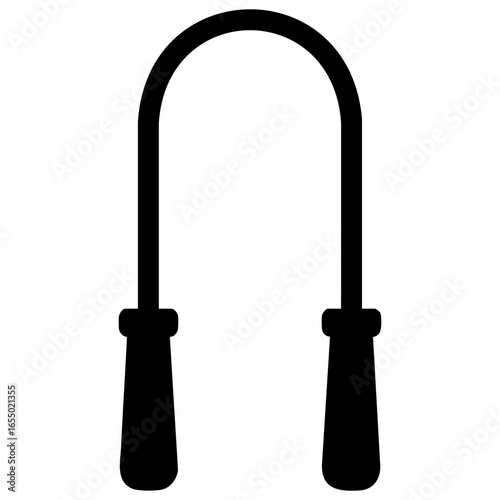 jump rope icon vector