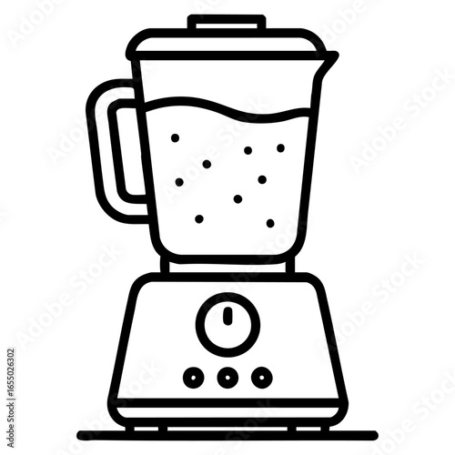 blender with smoothie icon vector