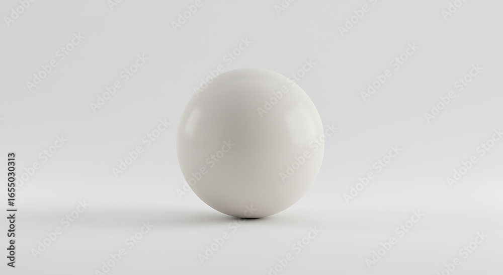 White sphere on white background minimal modern art concept perfectly round object White sphere on white background minimal modern art concept perfectly round object