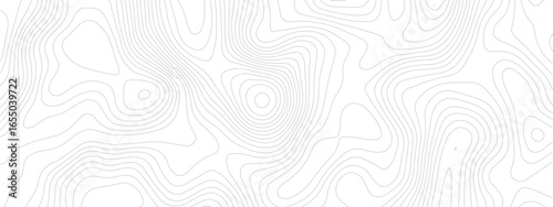 Modern Tech-Inspired Topographic Map with Seamless Abstract Line Patterns Representing Geographical and Landscape Features
