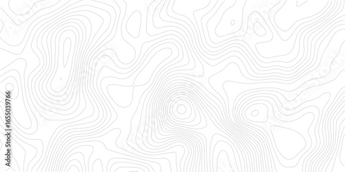 Topographic Design Pattern with Seamless Lines Representing Area Spaces and Grid Layouts on a Modern Geometric Map

