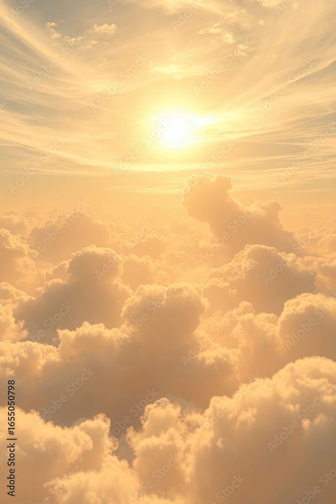 Fototapeta premium sunset sky with clouds