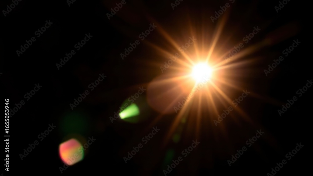 Obraz premium Blurred rainbow refraction overlay effect. Light lens prism effect on black background. Holographic reflection, crystal flare leak shadow overlay. Colorful rainbow disco ball light