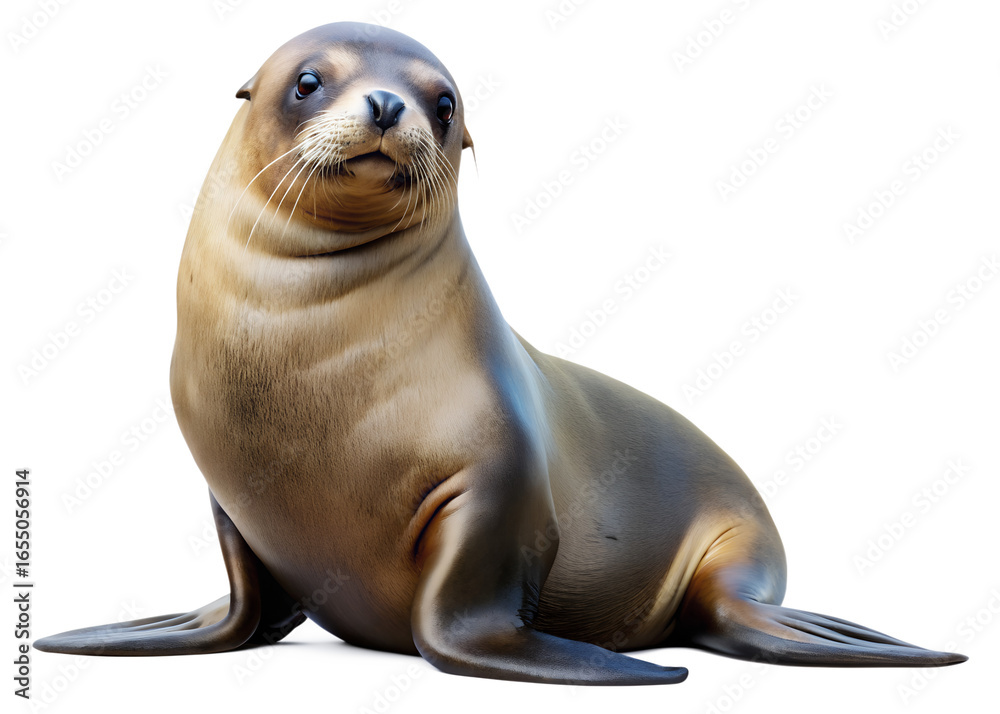 Naklejka premium marine mammal isolated on transparent background